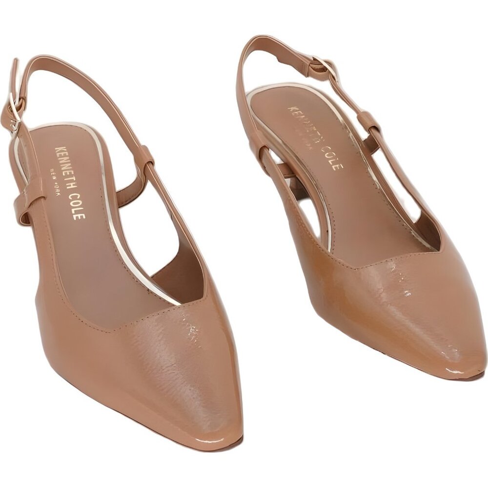 Kenneth Cole Women's Martha Kitten Heel Slingback Pumps US 6 M